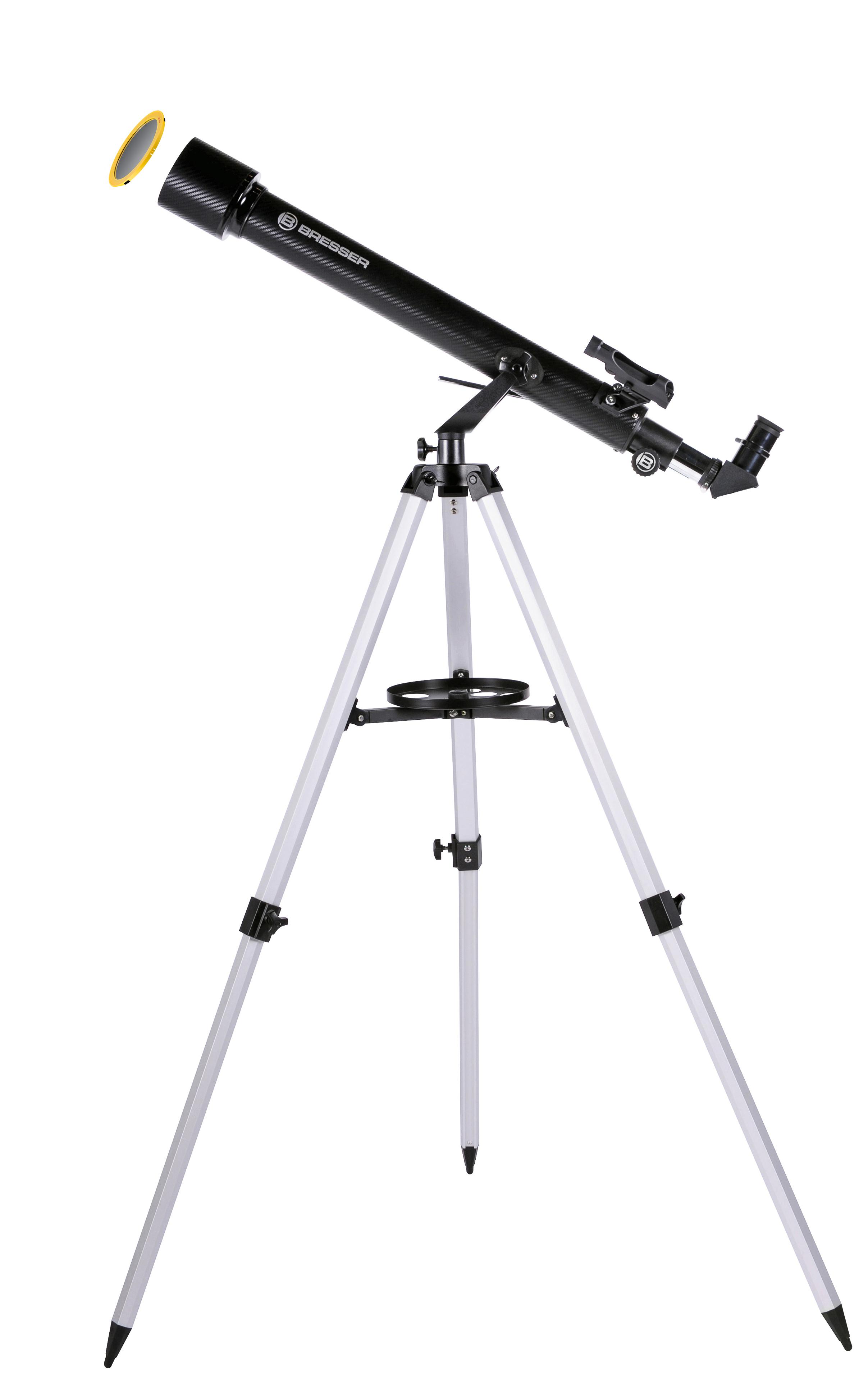 BRESSER Arcturus 60/700 AZ - Refraktorinis teleskopas su išmaniojo telefono adapteriu ir s