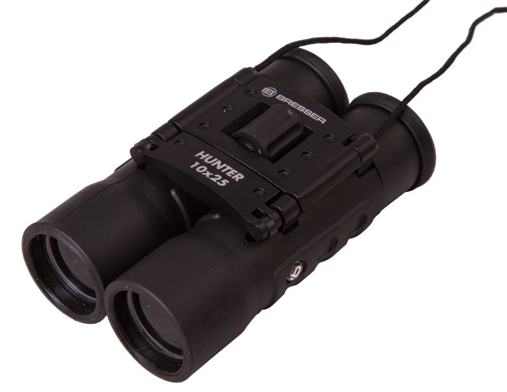 Bresser Hunter10x25 Kompaktiški Neperšlampami Kišeniniai Žiūronai