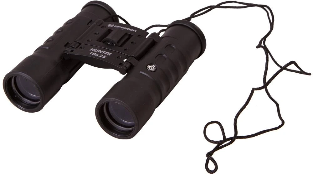 Bresser Hunter10x25 Kompaktiški Neperšlampami Kišeniniai Žiūronai