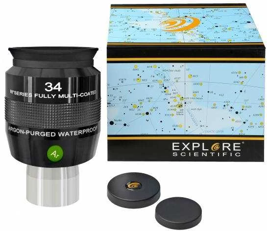 Bresser Okuliaras EXPLORE SCIENTIFIC 68° Ar 34mm (2")