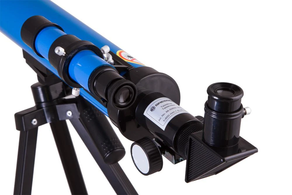 Teleskopas Bresser Junior 45/600 AZ Mėlynas
