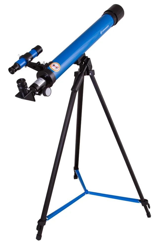Teleskopas Bresser Junior 45/600 AZ Mėlynas
