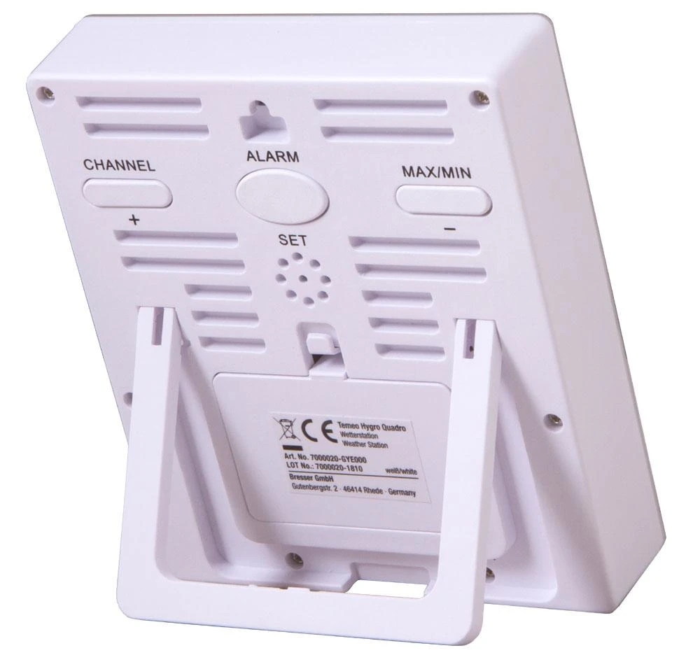 Bresser Temeo Hygro Quadro Meteorologinė stotis, balta