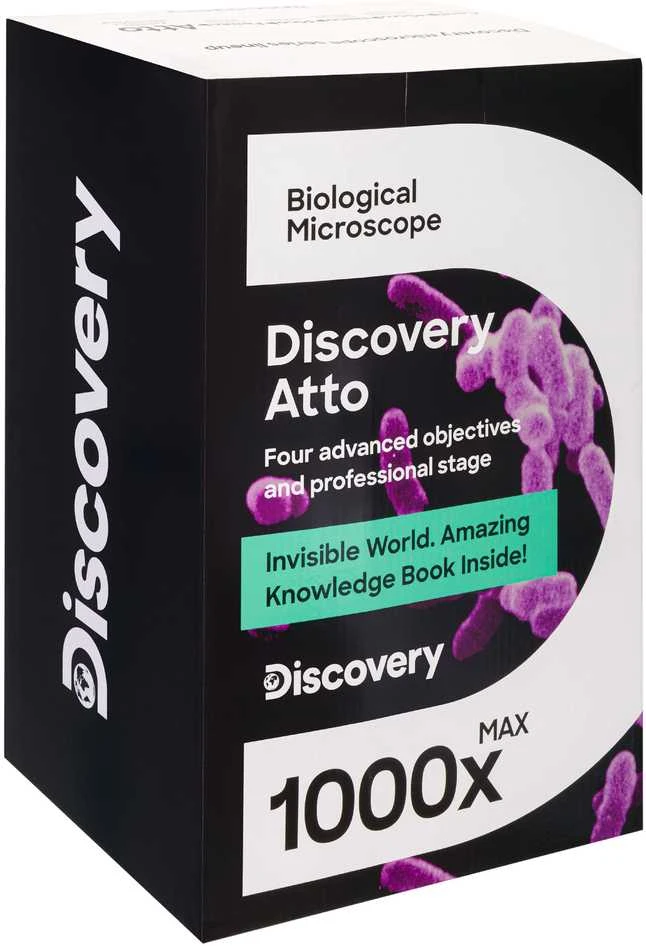 Discovery Atto Polar mikroskopas su knyga