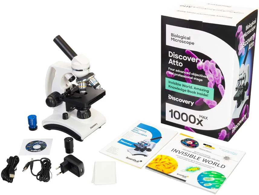 Discovery Atto Polar Skaitmeninis mikroskopas su knyga