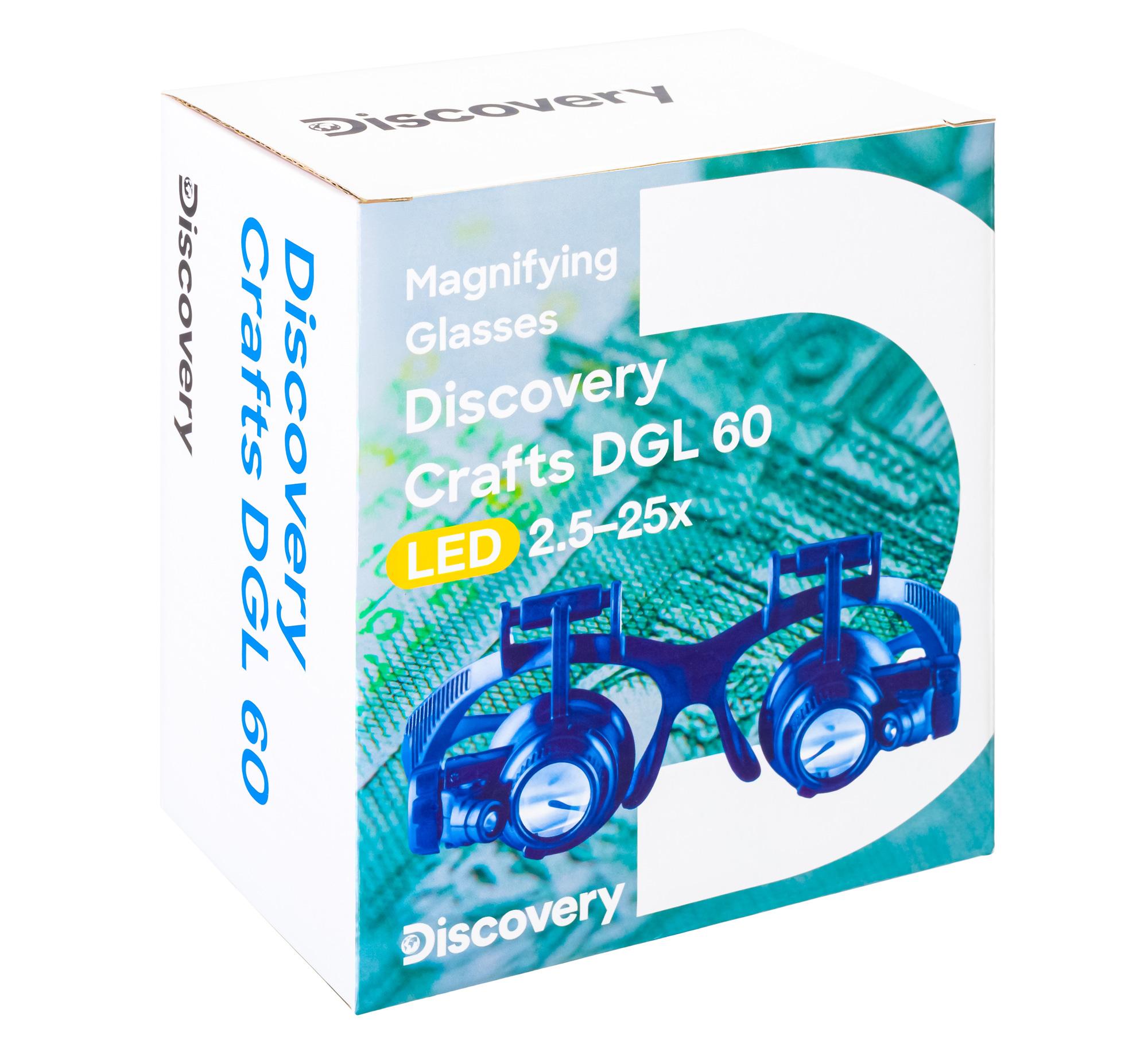 Discovery Crafts DGL 60 didinamieji stiklai 2,5/4/6/8/10/15/20/25x