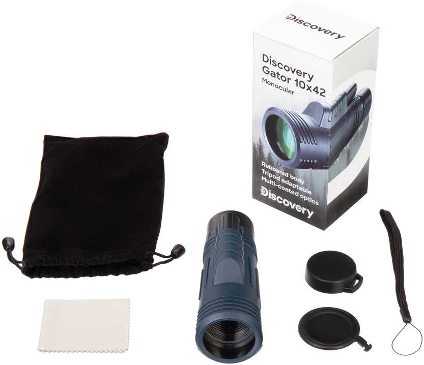 Žiūronai Discovery Gator 10x42 monoklis