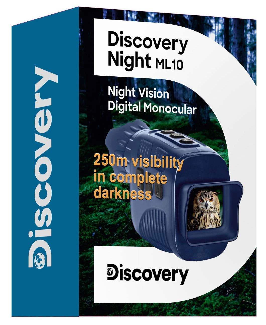 Žiūronai Levenhuk Discovery Night ML10 skaitmeninis naktinio matymo monokuliaras su trikoju