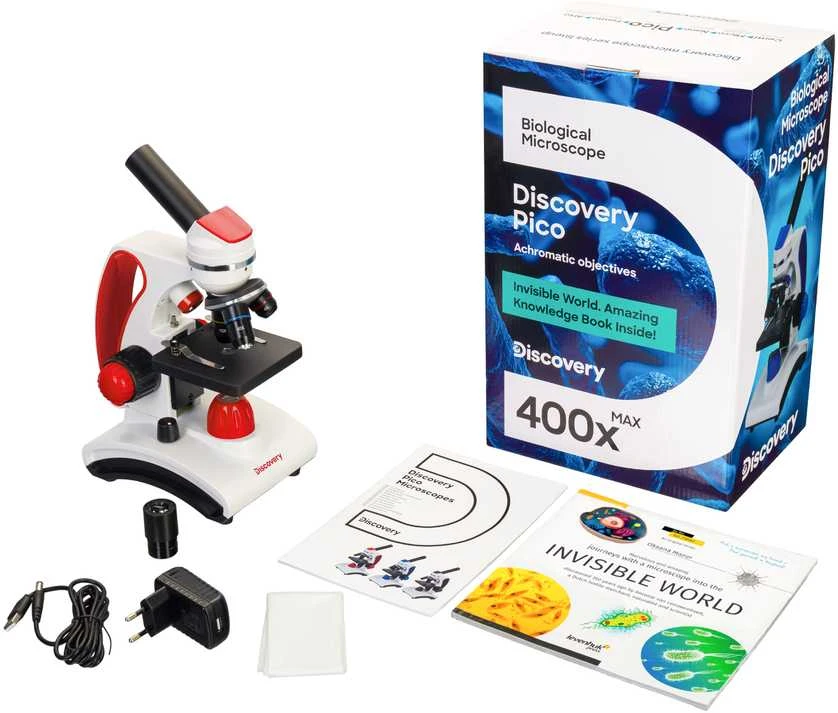 Discovery Pico Terra Mikroskopas su knyga