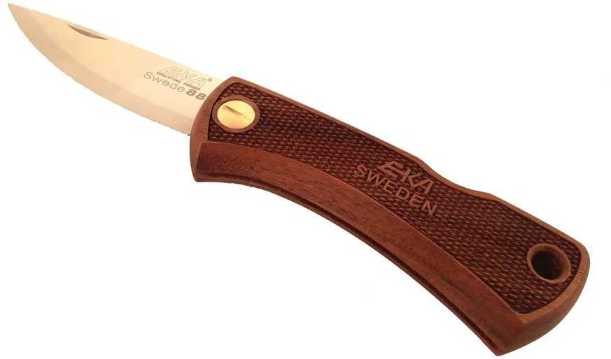 EKA Swede 88, walnut ,excellent folding knife for outdoor living.