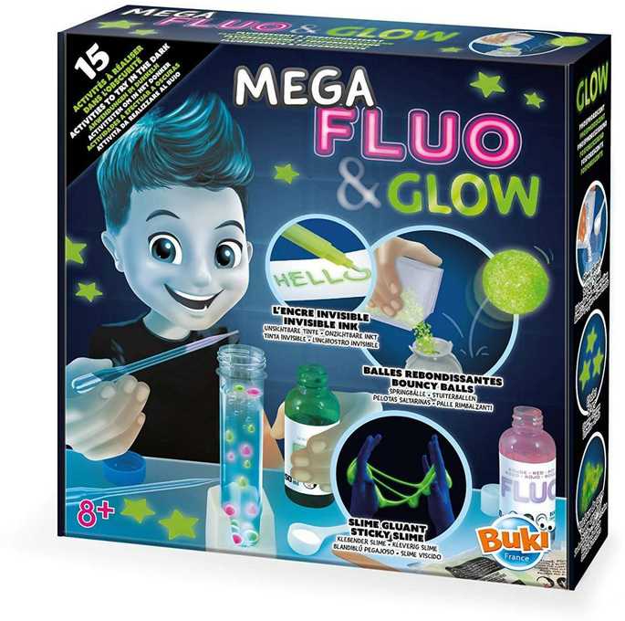 Dėlionė Buki France Eksperimento rinkinys, Buki, Mega Fluo & Glow