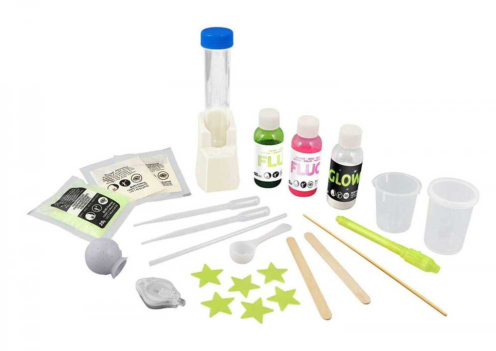 Dėlionė Buki France Eksperimento rinkinys, Buki, Mega Fluo & Glow