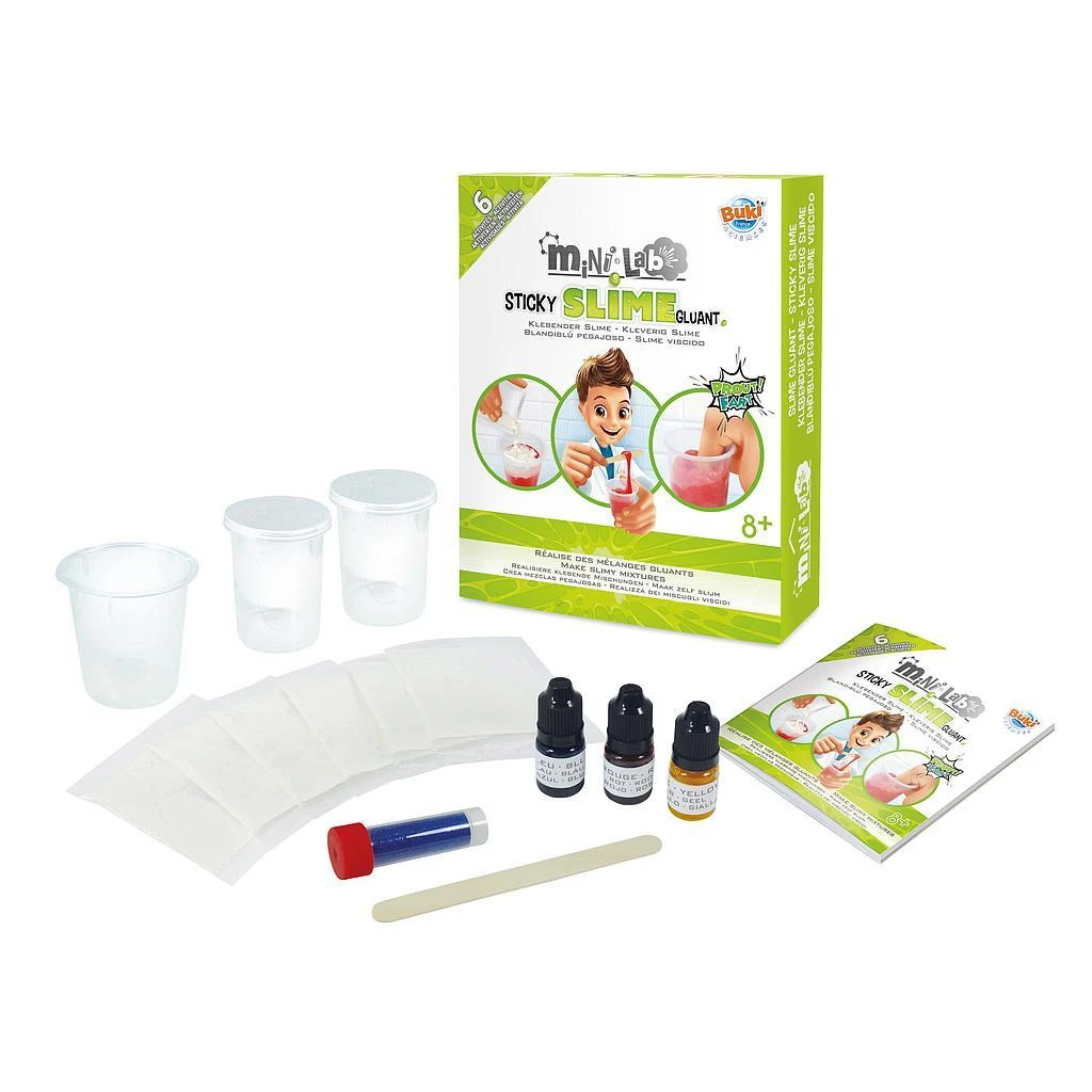 Buki France Eksperimentų rinkinys Buki Mini Lab Sticky Slime