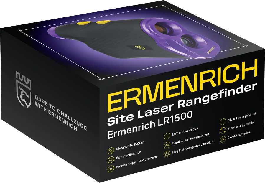 Žiūronai Ermenrich LR1500 Site Lazerinis nuotolio ieškiklis