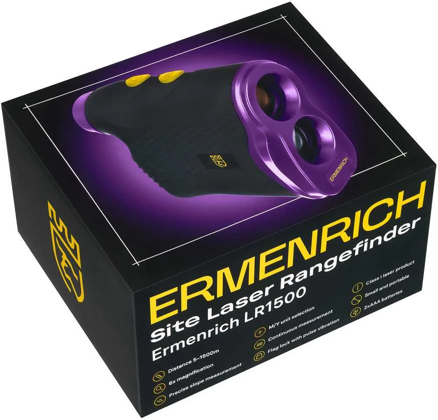 Žiūronai Ermenrich LR1500 Site Lazerinis nuotolio ieškiklis