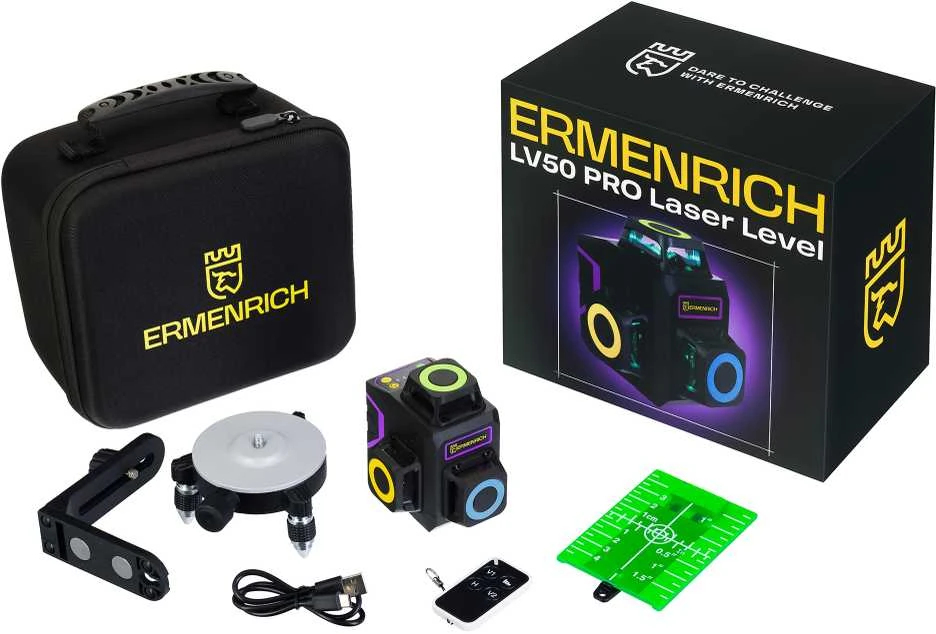Ermenrich LV50 PRO lazerinis nivelyras