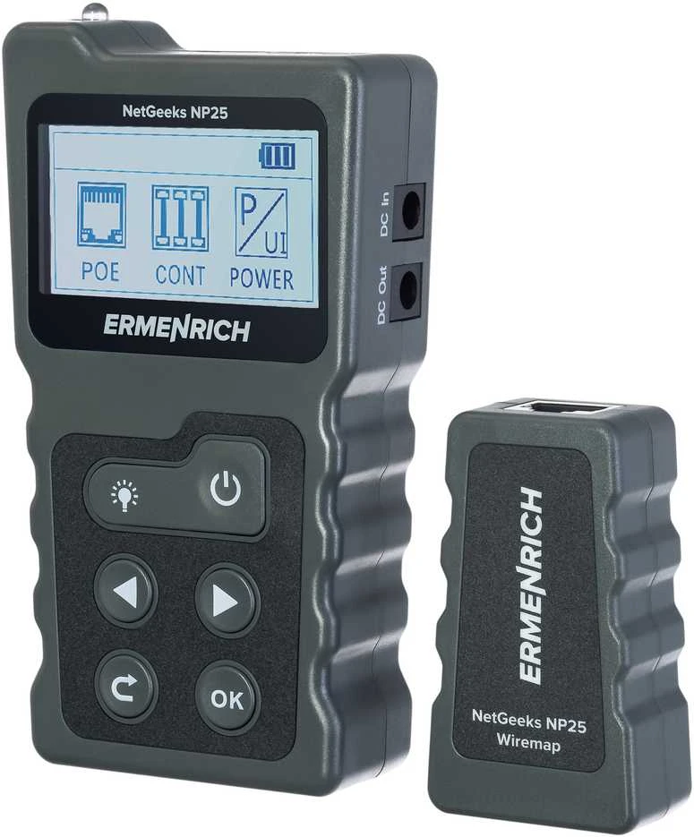 Ermenrich NetGeeks NP25 PoE Tester