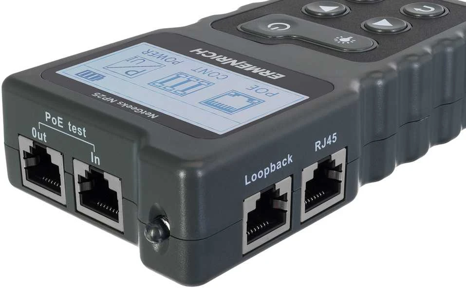 Ermenrich NetGeeks NP25 PoE Tester