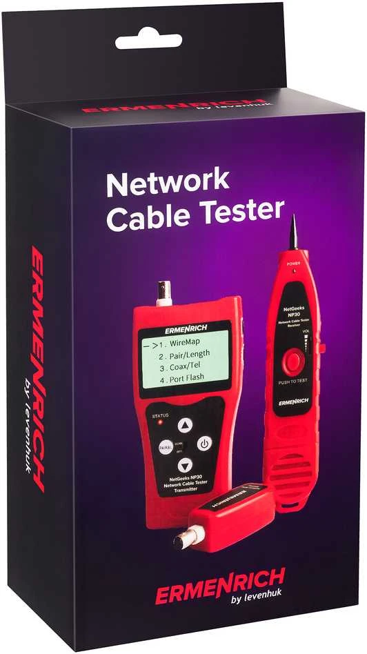 Ermenrich NetGeeks NP30 tinklo kabelio testeris