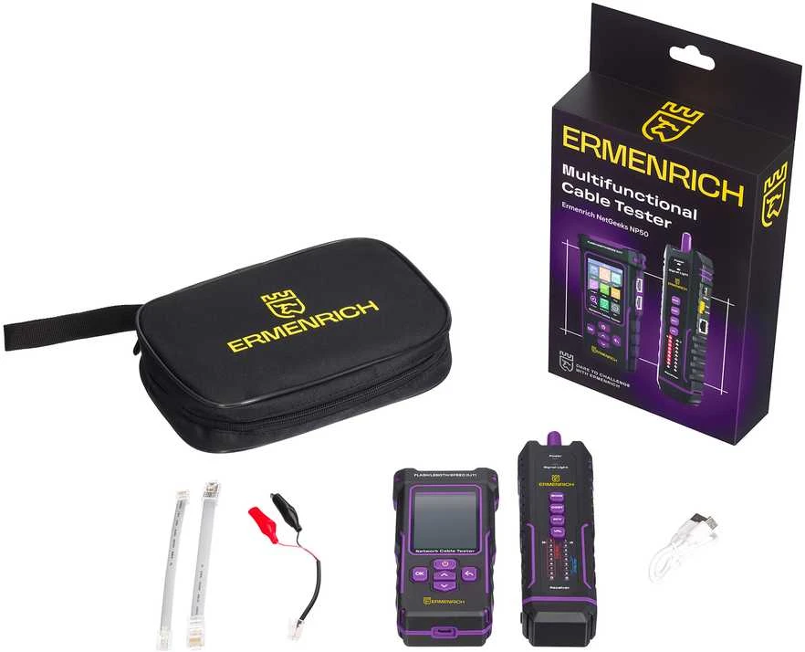 Ermenrich NetGeeks NP50 Multifunctional Cable Tester