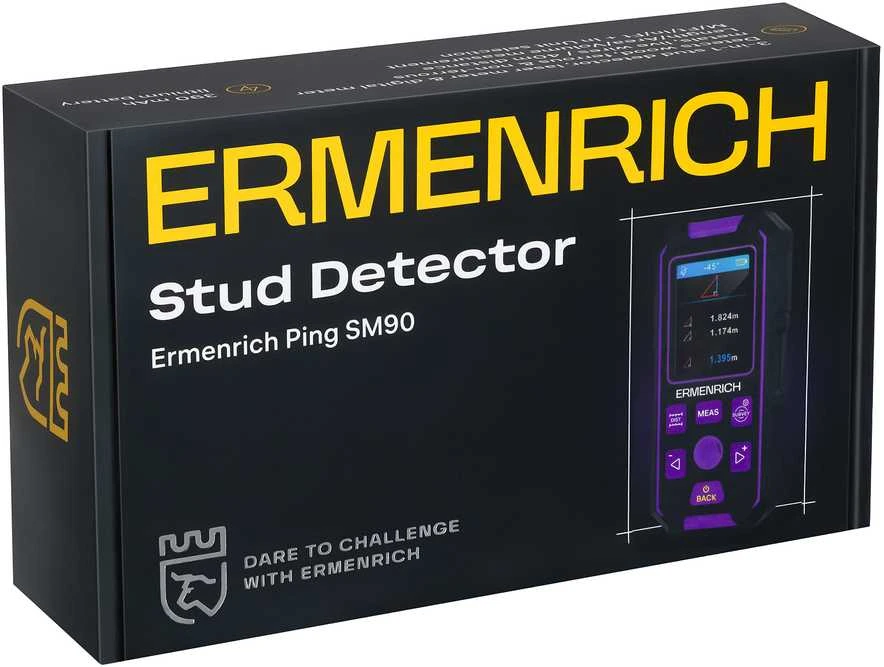 Ermenrich Ping SM90 paslėptų laidų ir smeigių detektorius