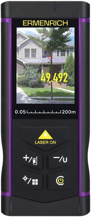Ermenrich PRO LR200 lazerinis multimetras su kamera
