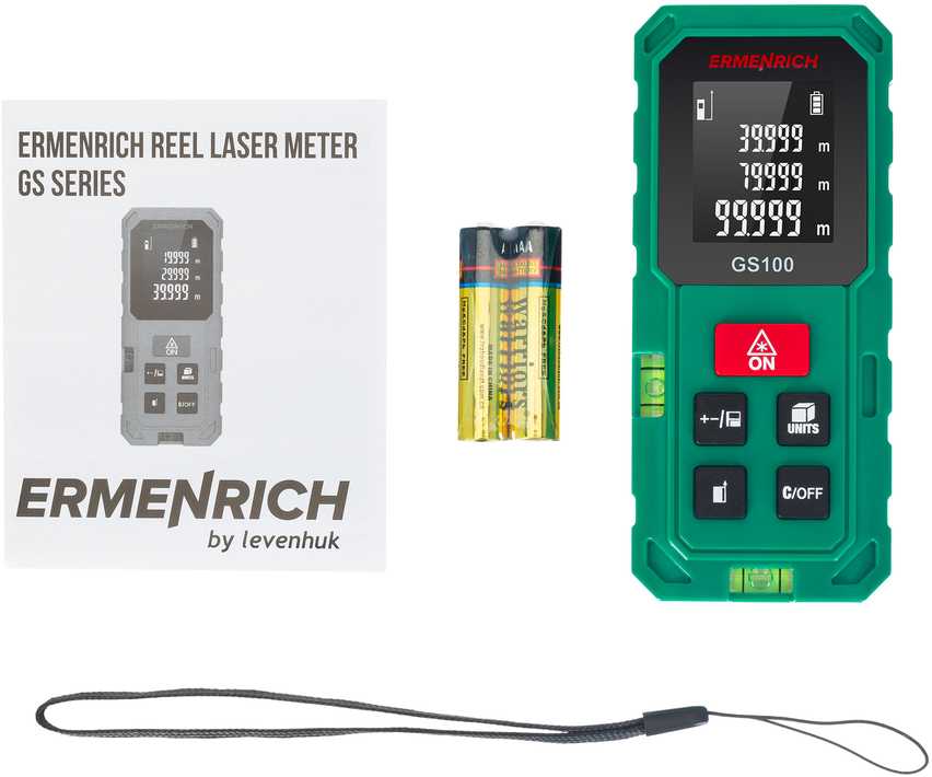 Ermenrich Reel GS100 lazerinis matuoklis
