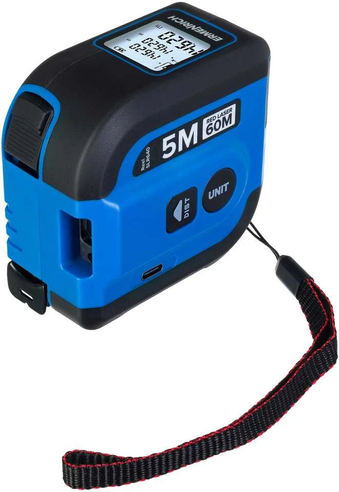 Ermenrich Reel SLR640 Matavimo juosta su lazeriniu nuotolio ieškikliu