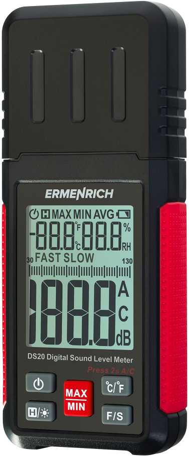 Ermenrich Seek DS20 skaitmeninis garso lygio matuoklis