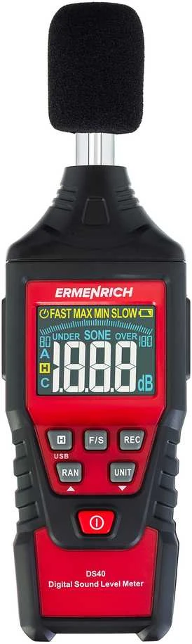 Ermenrich Seek DS40 skaitmeninis garso lygio matuoklis