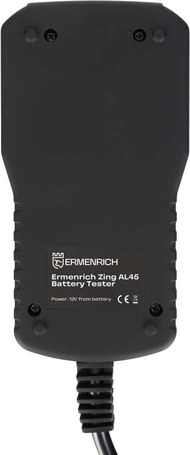 Ermenrich Zing AL45 akumuliatoriaus testeris