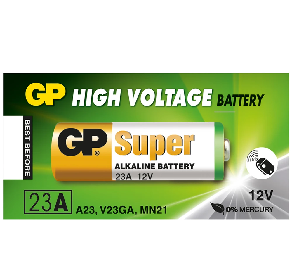 Panasonic Alcaline baterija GP Batteries 23AE-U1 MN21 | 12.0V | lizdinė plokštelė 1 vnt