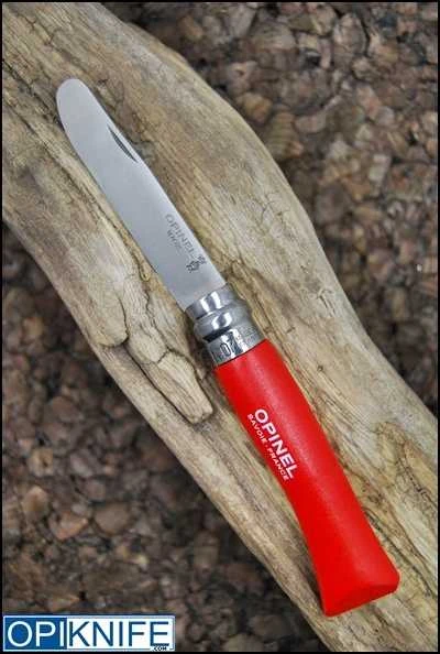 Vaikiškas peilis My first Opinel Nr.7 raudona rankena