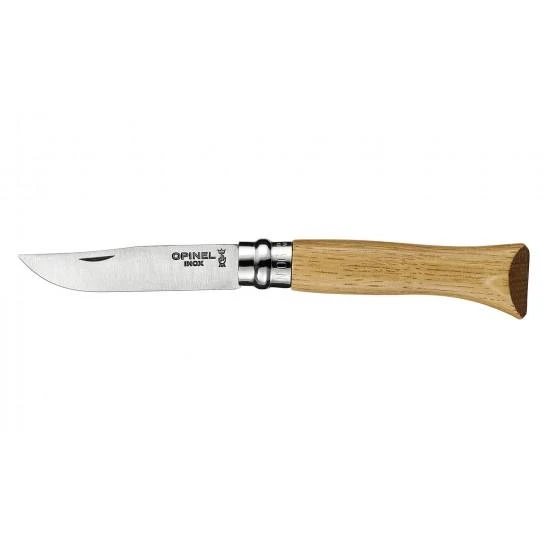 Opinel peilis Nr.8 ąžuoline rankena dėžutėje
