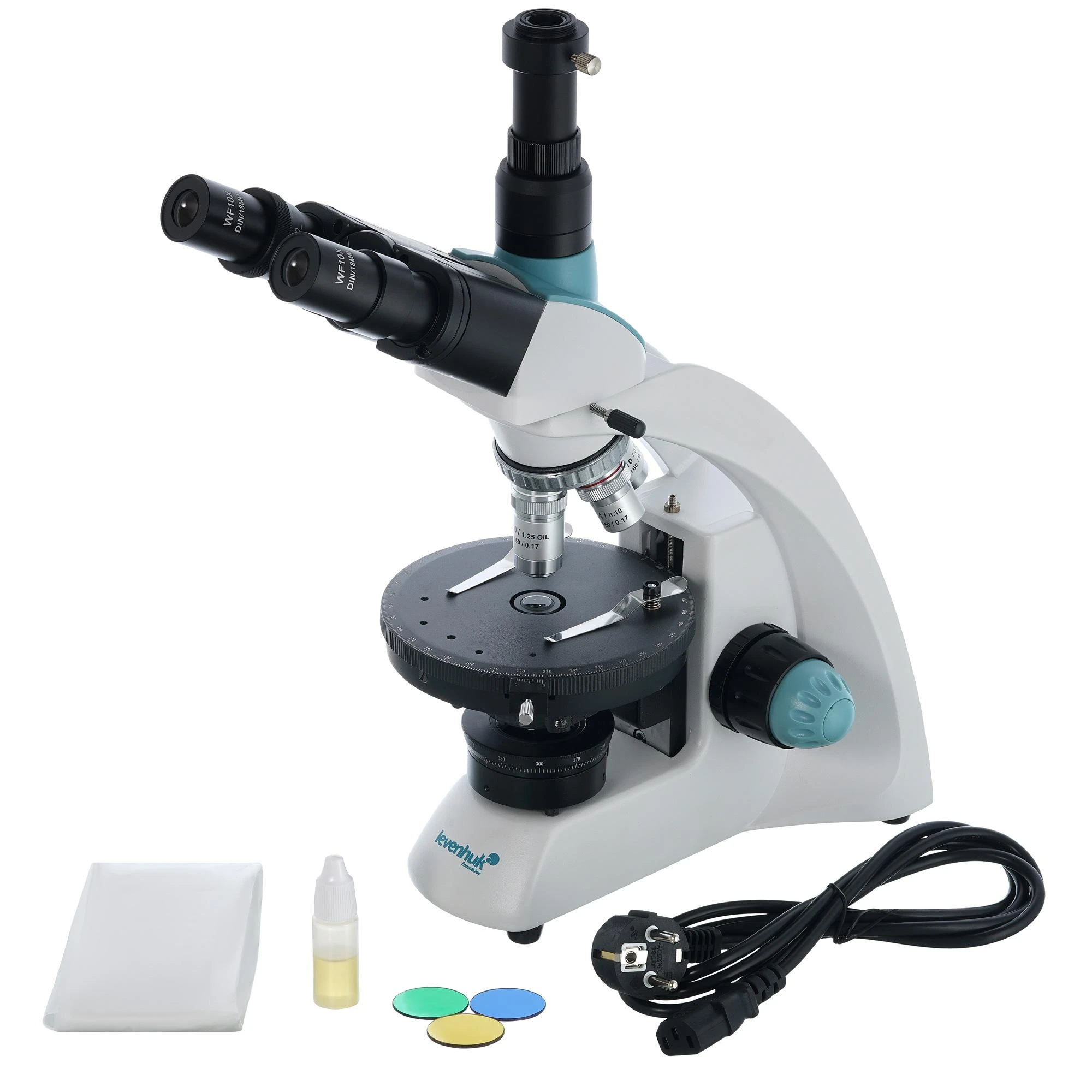 Mikroskopas Levenhuk 500T POL Trinocular Microscope