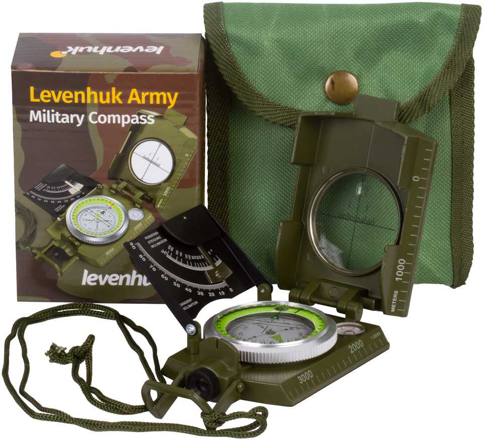 Levenhuk armijos AC20 kompasas