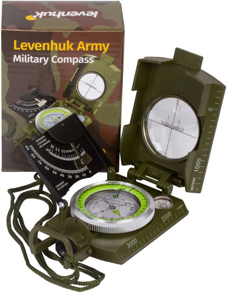 Levenhuk armijos AC20 kompasas