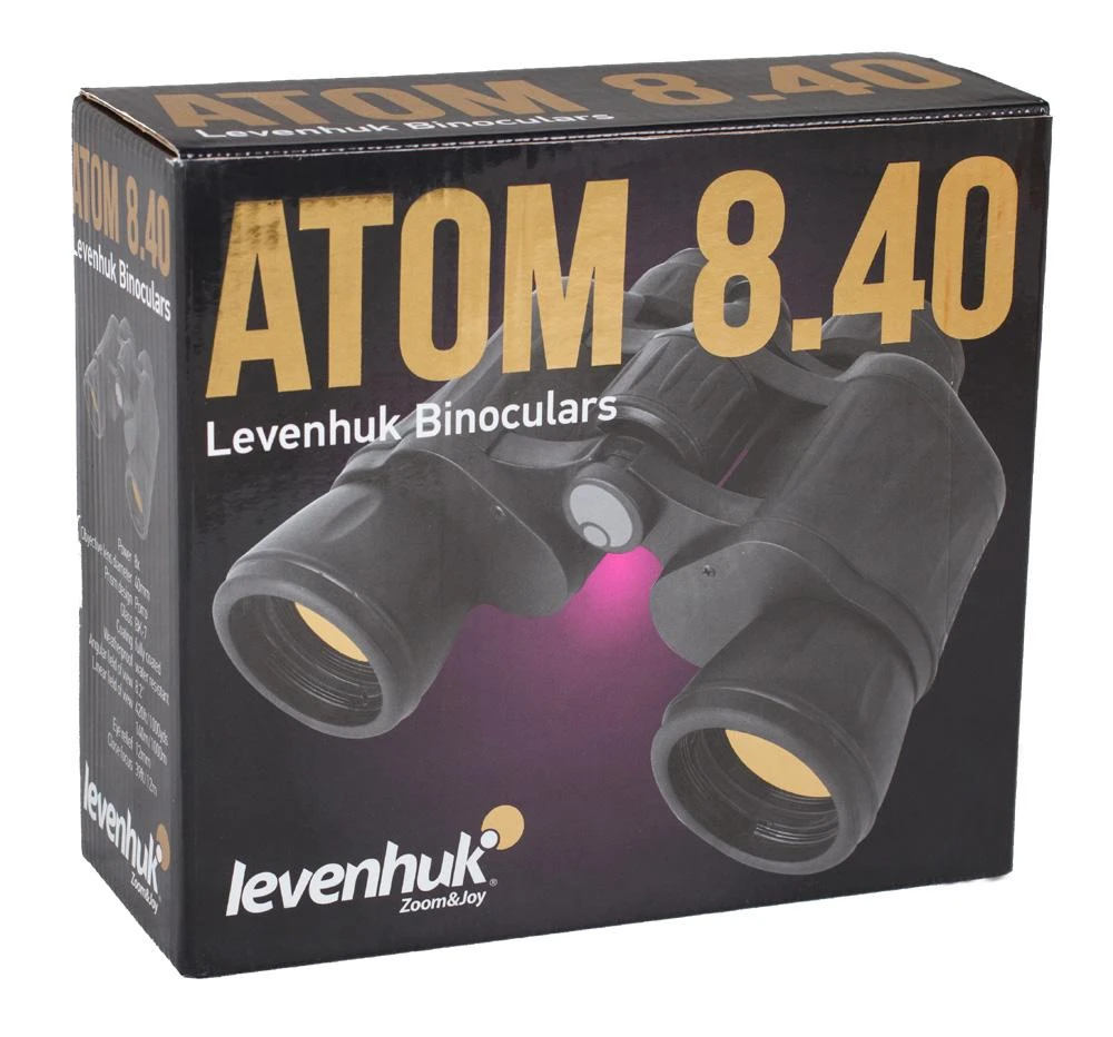 Levenhuk Atom 8x40 kompaktiški ir neperšlampami Žiūronai