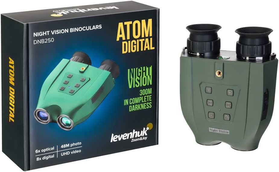 Levenhuk Atom Digital DNB250 naktinio matymo žiūronai