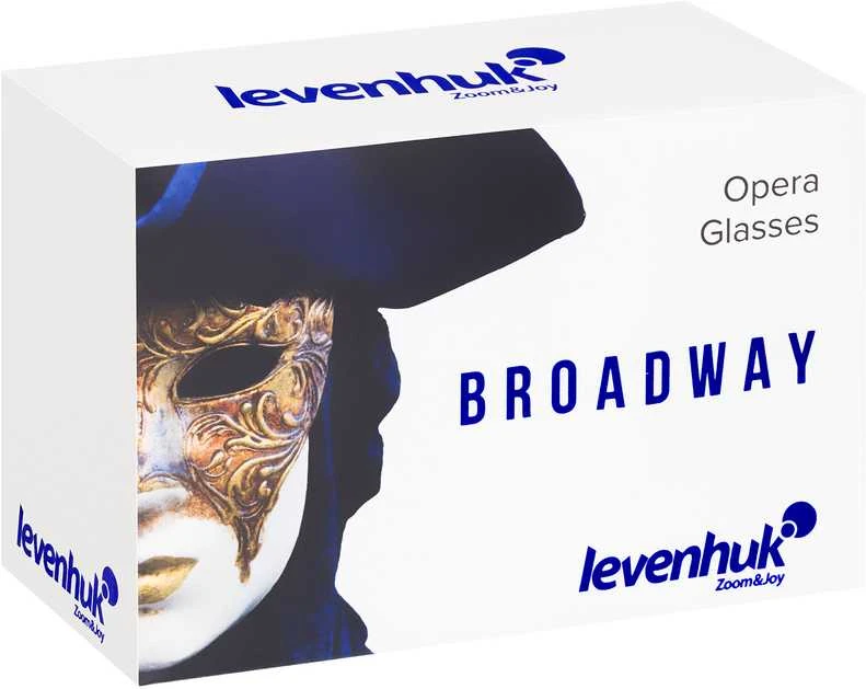 Levenhuk Broadway 325B operos žiūronai bordo-auksinė