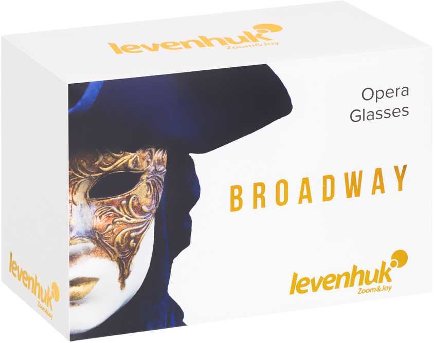 Levenhuk Broadway 325E Lorgnette operos žiūronai sidabrinė
