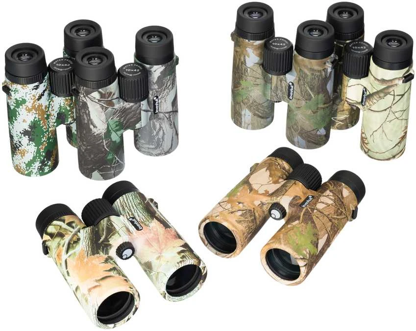 Levenhuk Camo Dots 10x42 žiūronai su tinkleliu