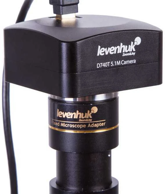 Levenhuk D740T 5.1M skaitmeninis trinoklinis mikroskopas