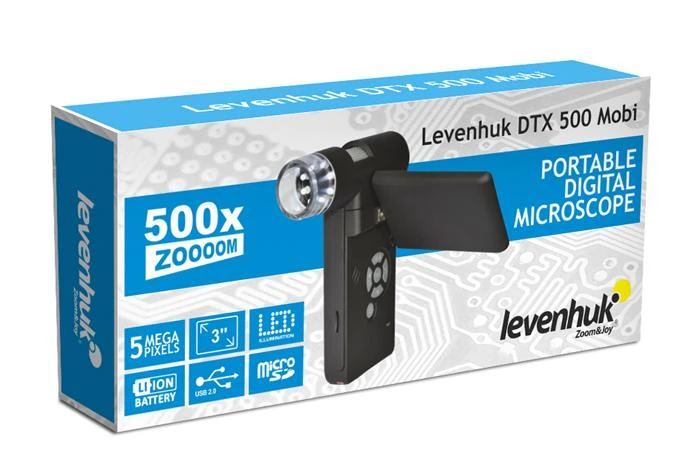 Levenhuk DTX 500 Mobi skaitmeninis mikroskopas