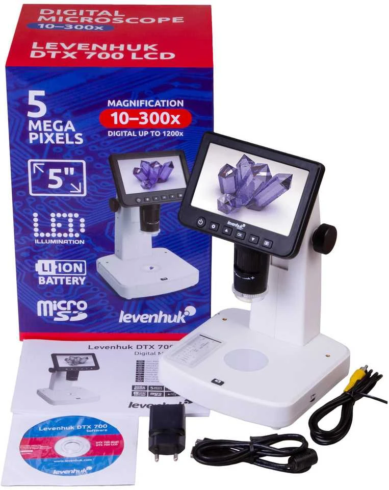 Mikroskopas Levenhuk DTX 700 LCD Digital Microscope