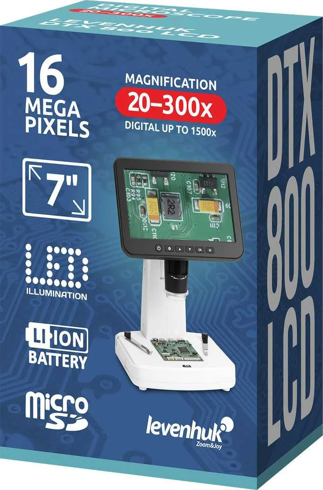 Levenhuk DTX 800 LCD skaitmeninis mikroskopas