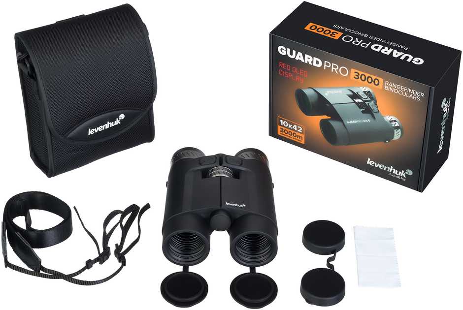 Levenhuk Guard PRO 3000 žiūronai su nuotolio ieškikliu