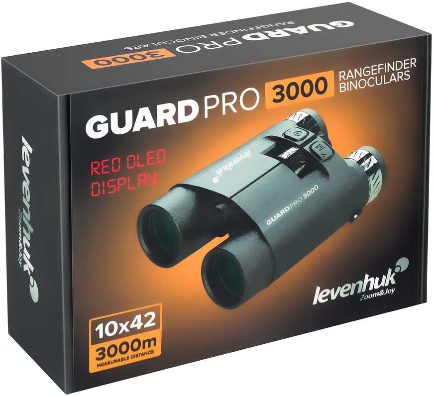 Levenhuk Guard PRO 3000 žiūronai su nuotolio ieškikliu