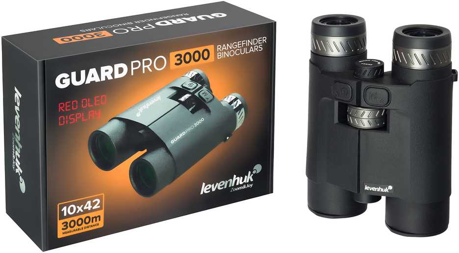 Levenhuk Guard PRO 3000 žiūronai su nuotolio ieškikliu