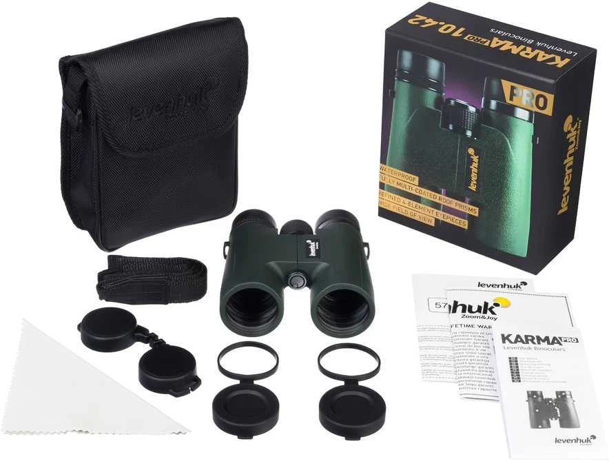 Levenhuk Karma PRO 10x42 Neperšlampami Universalūs žiūronai